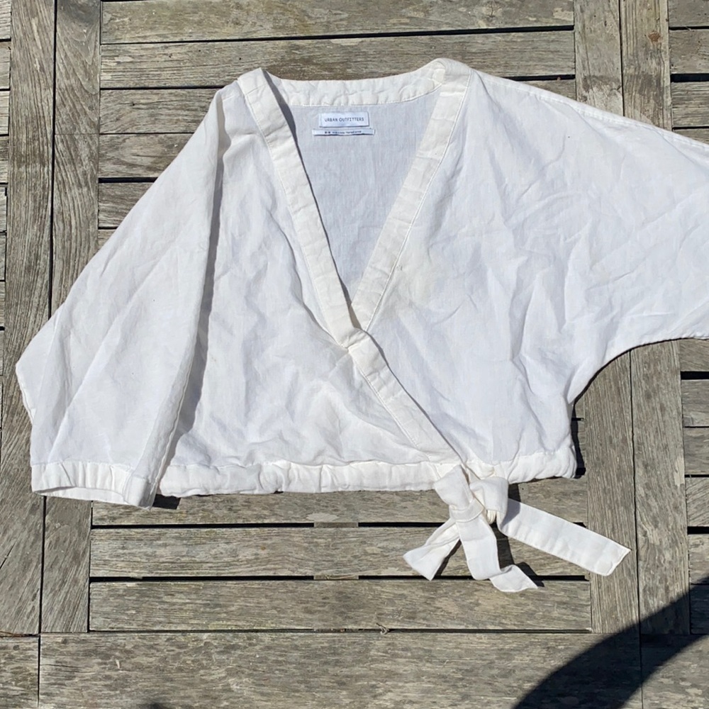 Linen urban outfitters top